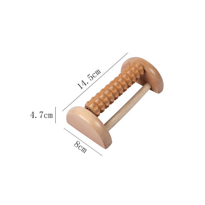 Wooden Foot Massager Roller | Acupuncture Point Relief