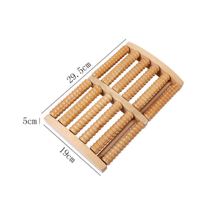 Wooden Foot Massager Roller | Acupuncture Point Relief