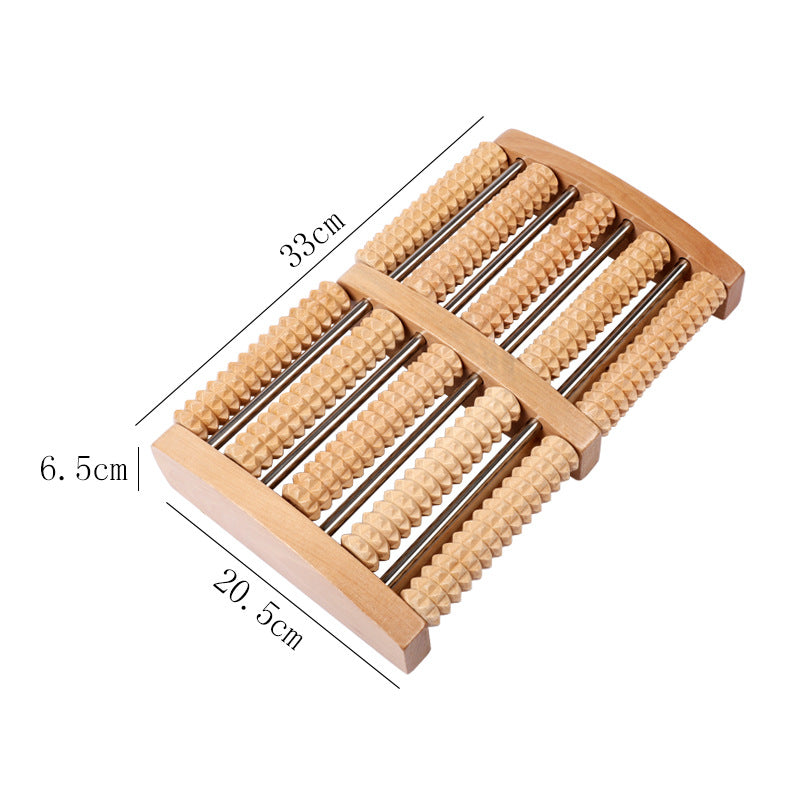 Wooden Foot Massager Roller | Acupuncture Point Relief